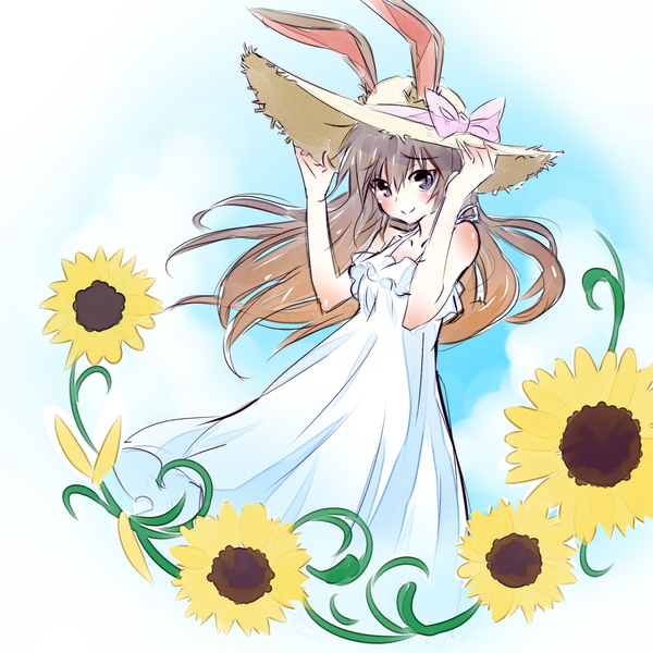 Bunny in the field. - RWBY, Velvet Scarlatina, Anime, Not anime