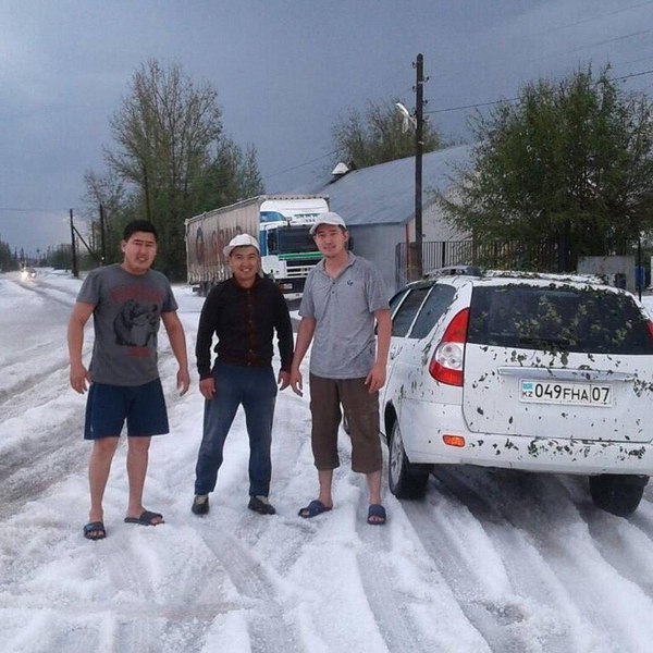 Meanwhile in Uralsk (Kazakhstan) - Bad weather, Snow, Heat