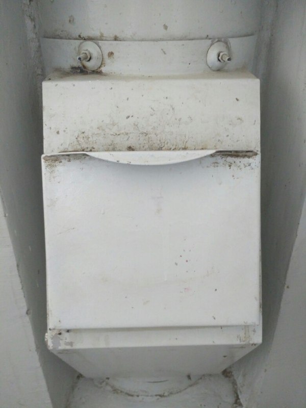 When your garbage chute is not in the mood today - My, Garbage chute, Mood