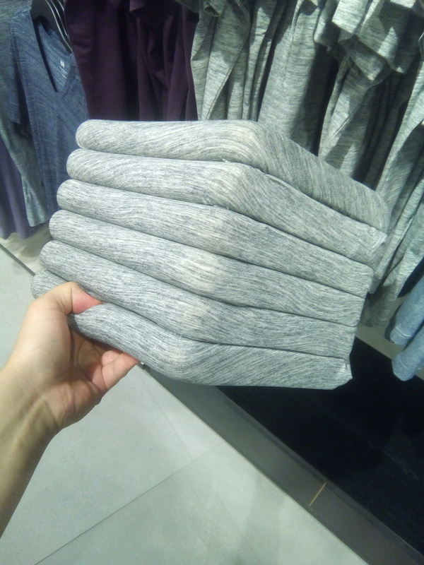 How beautifully folded linen - My, Cloth, Deception, Moscow, Shopping center