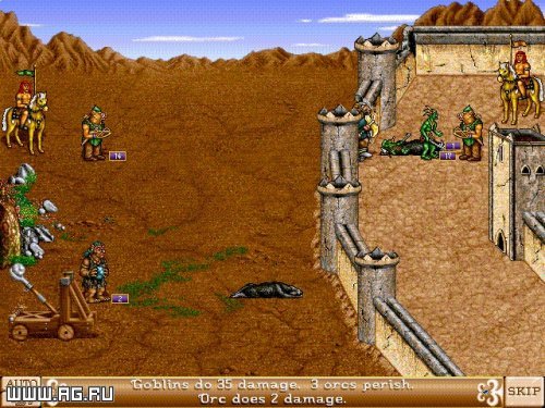 Heroes of Might and Magic II: Guild of Veterans. Barbarian - Герои меча и магии, Games, Стратегия, Barbarian, Longpost