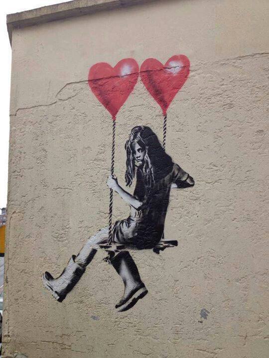 All love and street art - Street art, Love, Longpost