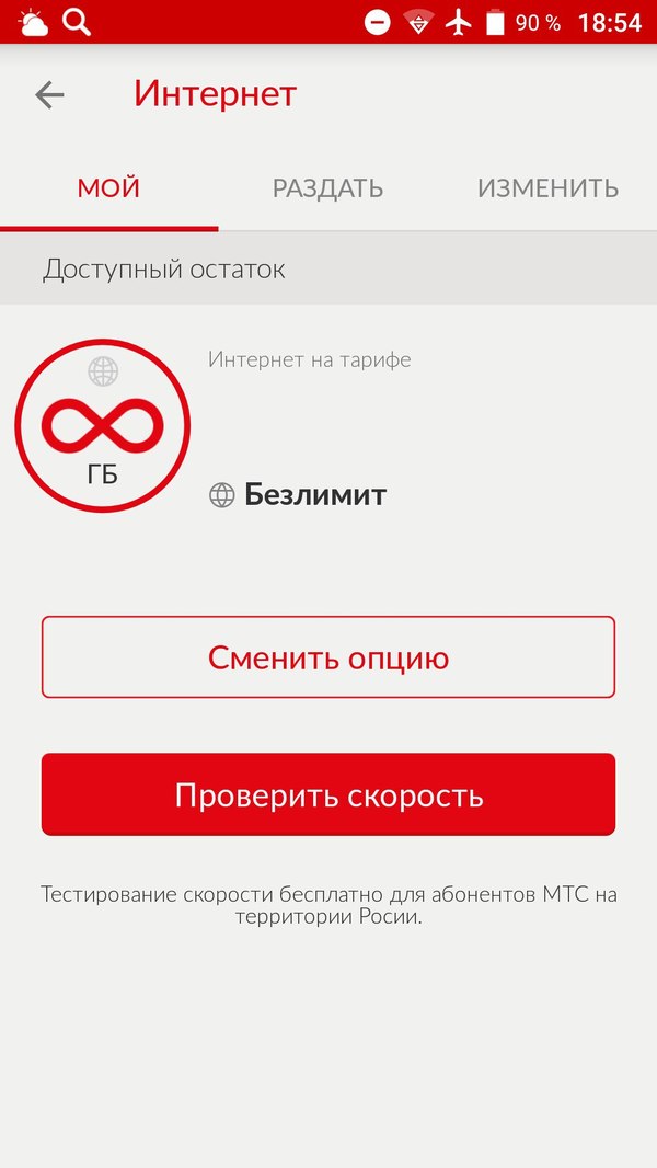 Full unlimited in MTS. Glitch? - My, MTS, Unlimited, Traffic, Internet