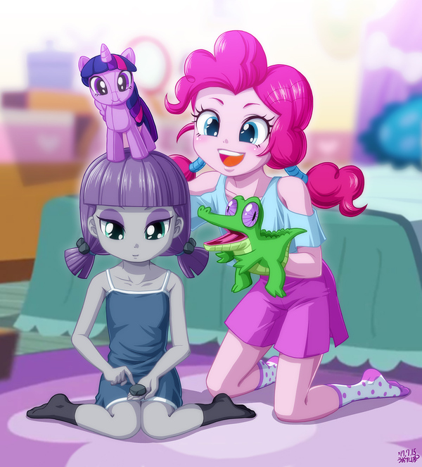  PP-MP My Little Pony, Equestria Girls, Maud Pie, Pinkie Pie, Uotapo