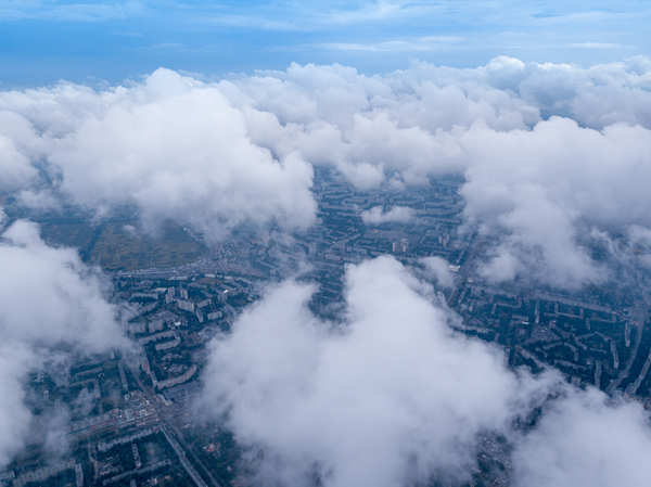 Kharkiv from a height of 1200 meters - My, DJI Mavic PRO, , Kharkov, Quadcopter