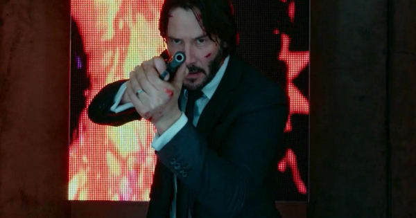 That's why John Wick shoots so well. - John Wick, Keanu Reeves, Humor, Photoshop, Rukozhop