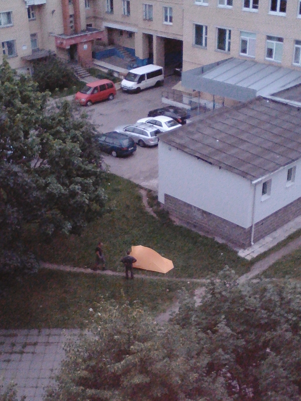 Typical courtyard of an apartment building - My, Minsk, Courtyard, Hike