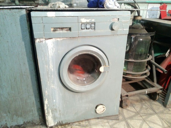 ancient washing machine - My, , Indesit, How it works, How is it done