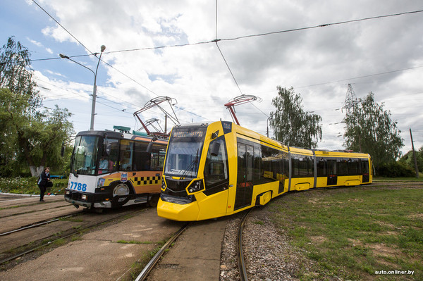 New tram is being tested in Minsk - Tram, Minsk, Test