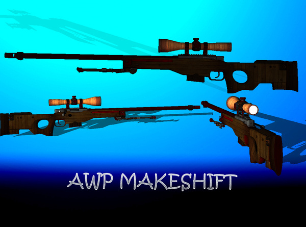 Vote for the skin in CSGO please. AWP with wood paneling, maybe someone will like it) - My, CS: GO, Skins, Awp
