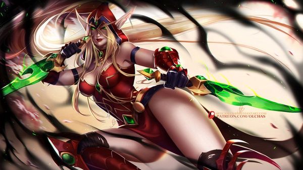 Valeera by OlchaS - Olchas, , Valira, HOTS, Art, Warcraft