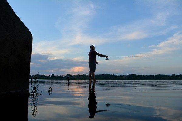 Ordinary day in an ordinary city - Fishing, Rybinsk, Apostle Andrew