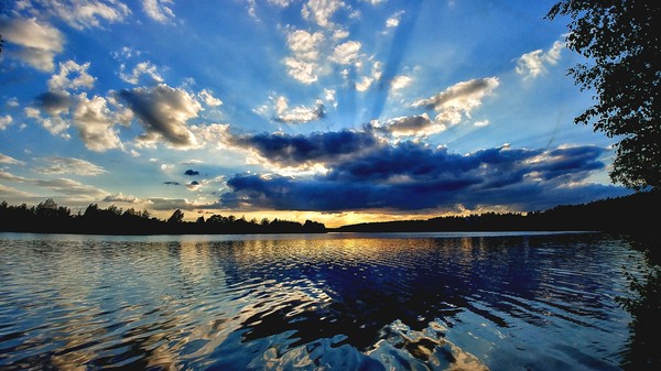 Moscow region sunset - My, The nature of Russia, The photo