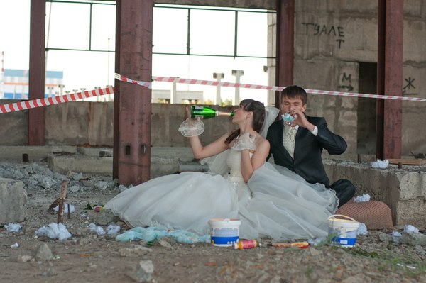 A bit of wedding trash. - , , Trash, Wedding, rural glamor, Longpost, Trash