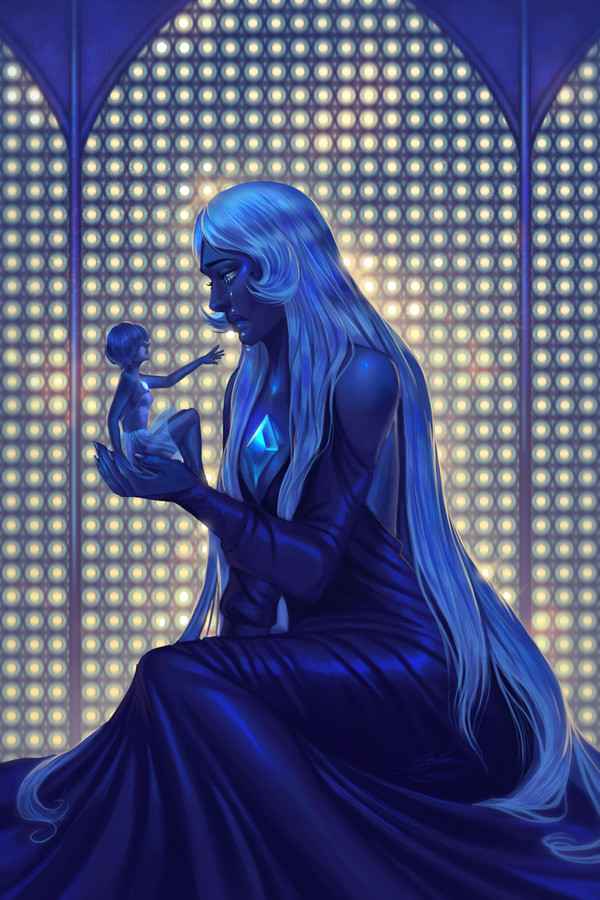 Blues Blue Diamond. - Steven universe, Blue Diamond, Blue Pearl