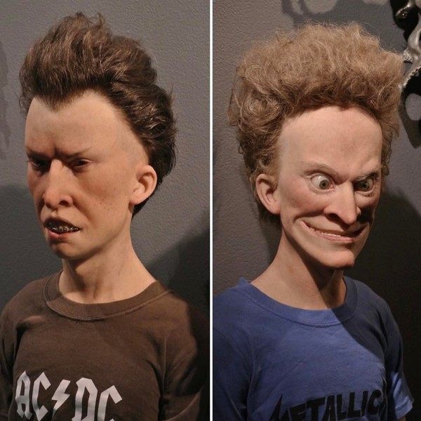 Beavis and Butthead - Kevinkirkpatrickart, Beavisandbutthead, Скульптура, Реализм