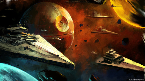 Empire and Rebels - Star Wars, Boba95fet, Art, Longpost, Tag