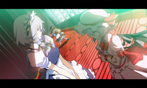 Embodiment of Scarlet Devil Kirisame Marisa, Izayoi Sakuya, Remilia Scarlet, Touhou, , Anime Art, 