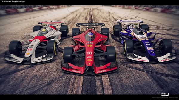 Future view of F1 by Antonio Paglia. F1 2025. Perfect   1, , -, -,  , , 