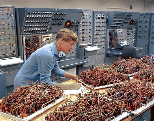 This is what analog computers looked like in the 60s - Analog, , Computer, 60th