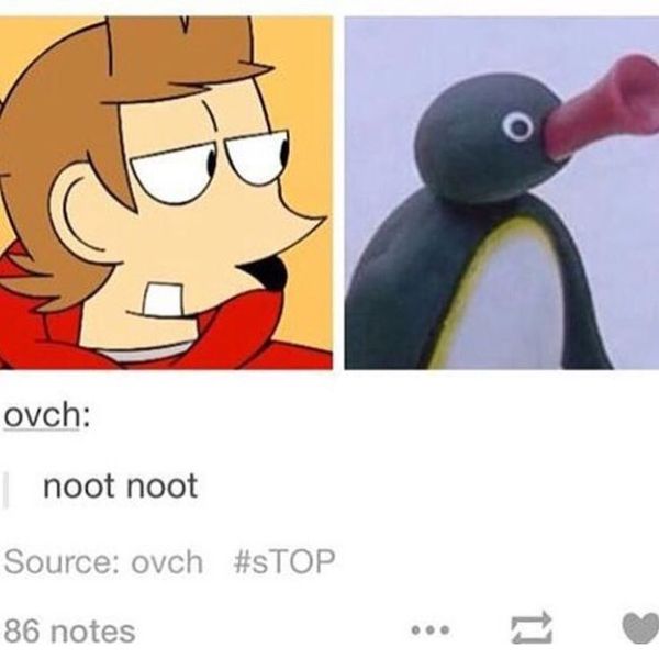 Охеренное сравнение - Tumblr, Noot noot, Eddsworld, Картинки