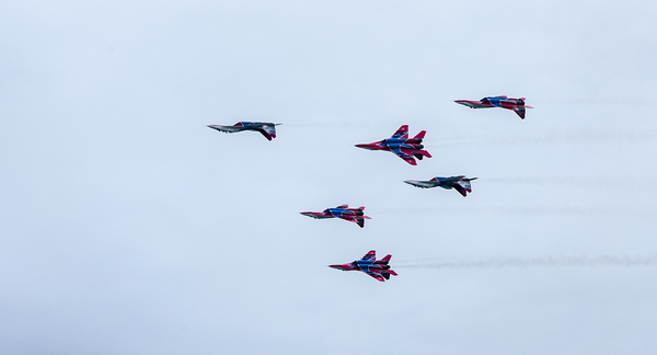 Performance of the Swifts aerobatic team at the MAKS 2017 air show - My, Moscow, The photo, , Aviation, Swift, Longpost, MAKS (air show)