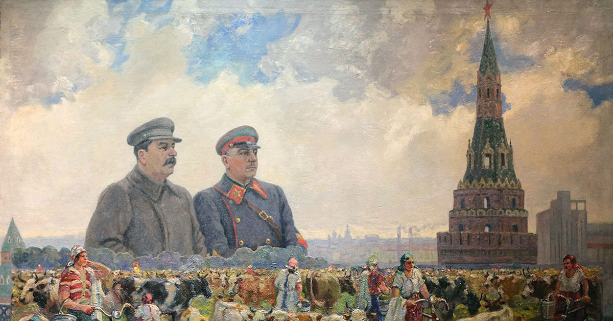 Время стало веселее. Герасимов Сталин и Ворошилов в Кремле. Герасимов Сталин и Ворошилов в Кремле 1938. Сталин и Ворошилов картина.