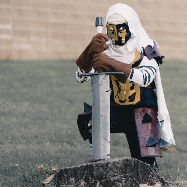 Косплей на прокаженного.