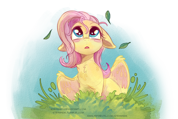 FlutterShy My Little Pony, Ponyart, Fluttershy, Stepandy