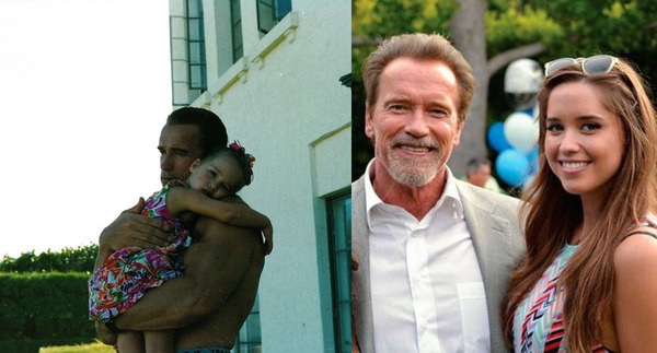 With daughter - Arnold Schwarzenegger, , Daughter, Time flies, It Was-It Was