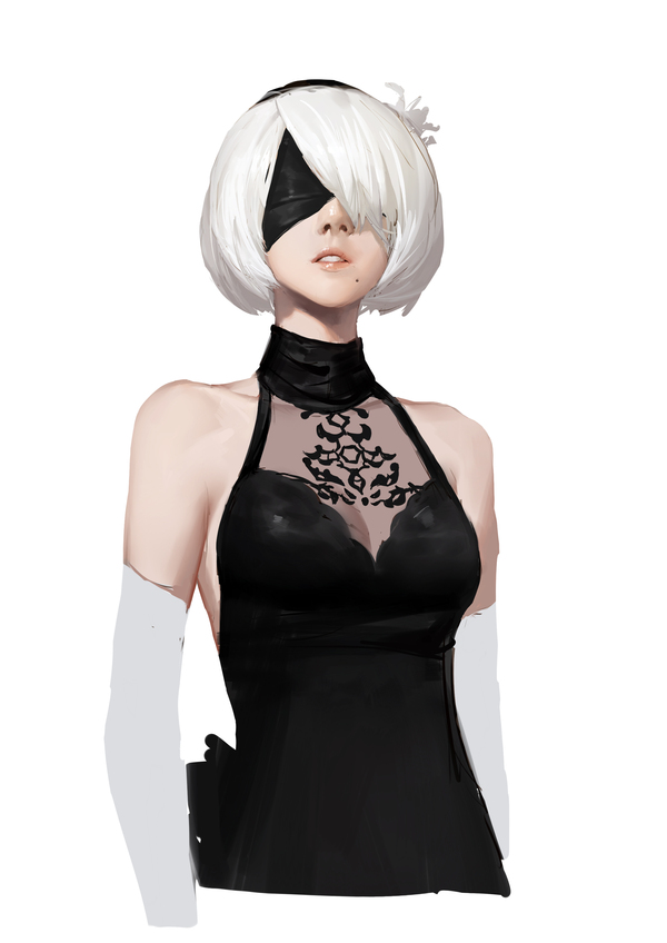 Yorha No2 Type B , , Anime Art, NIER, 