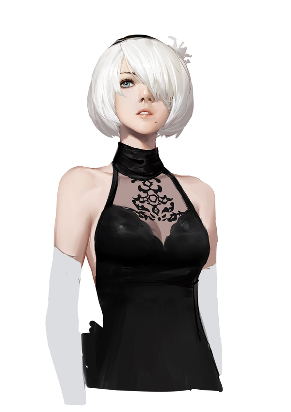 Yorha No2 Type B , , Anime Art, NIER, 