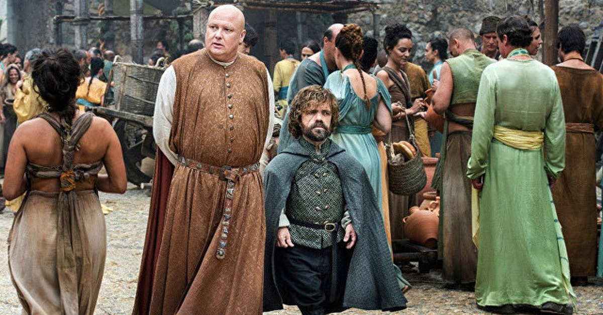 Games of thrones 2011. Тирион Ланнистер и Варис.