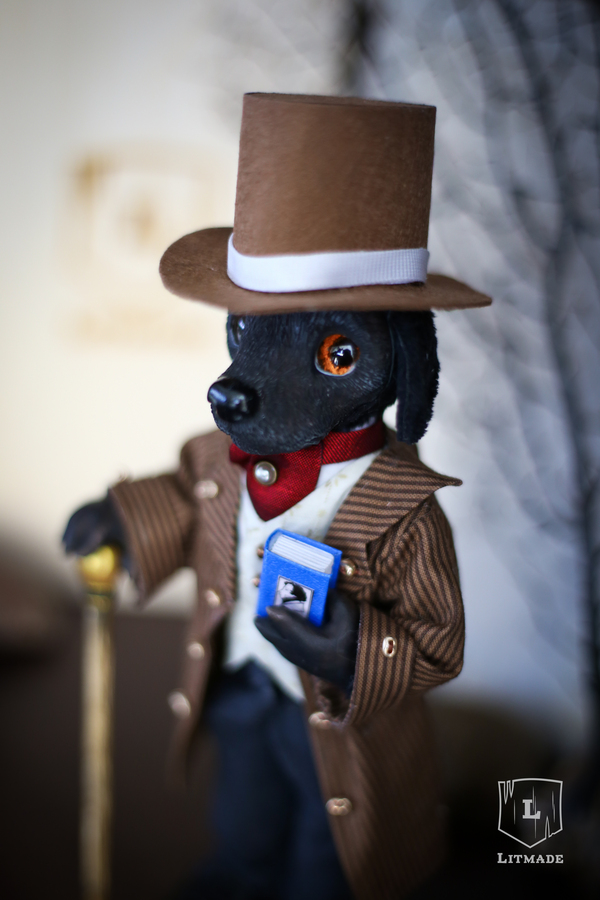 Lord Labrador. - My, Doll, Handmade, Labrador, Polymer clay, Litmade, Longpost