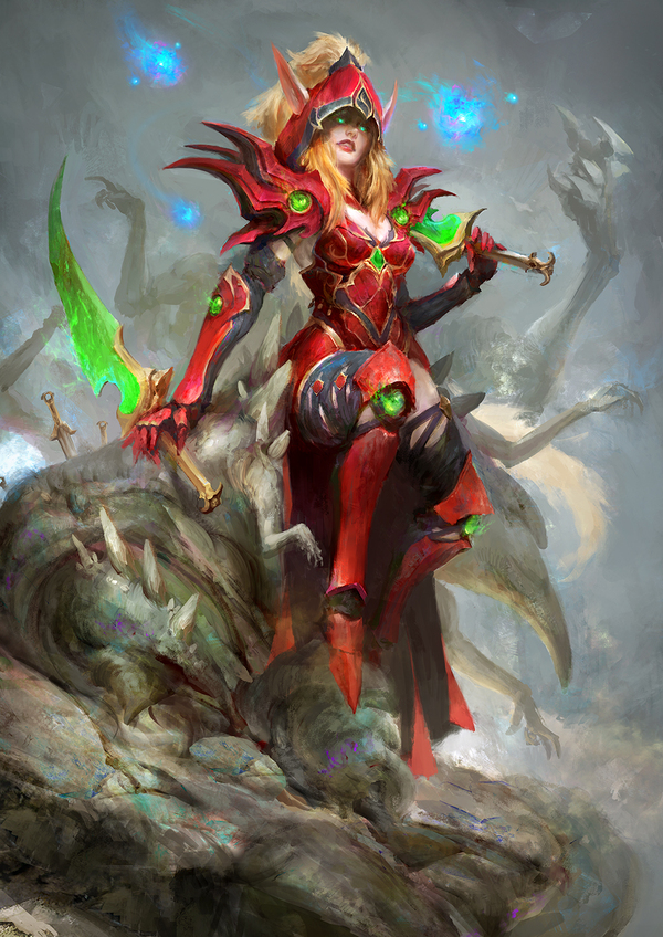 Valeera Sanguinar - Art, Wow, Warcraft, Valira