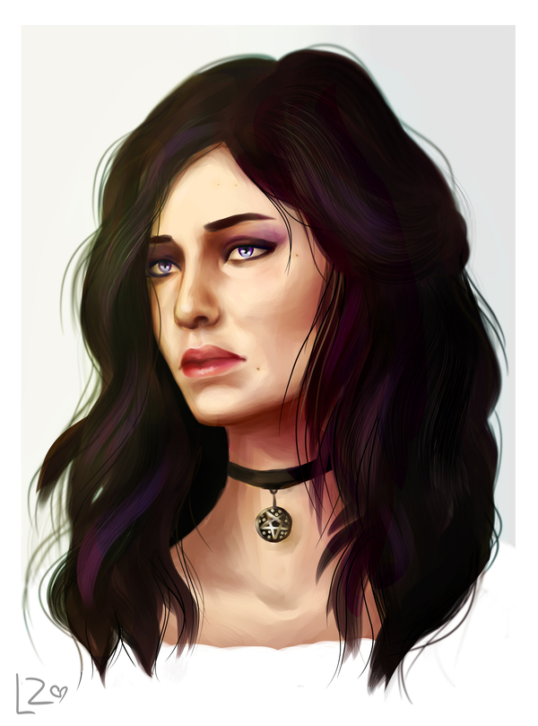 Yennefer from Vengerberg - My, The Witcher 3: Wild Hunt, Art, Yennefer