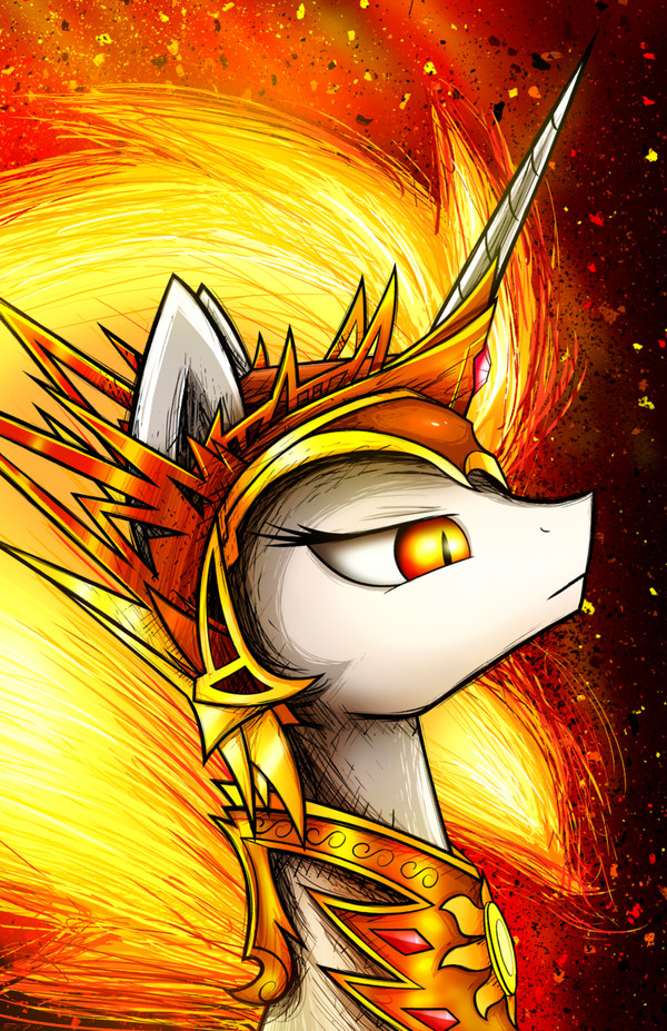 Born in flames - My little pony, Daybreaker, Art