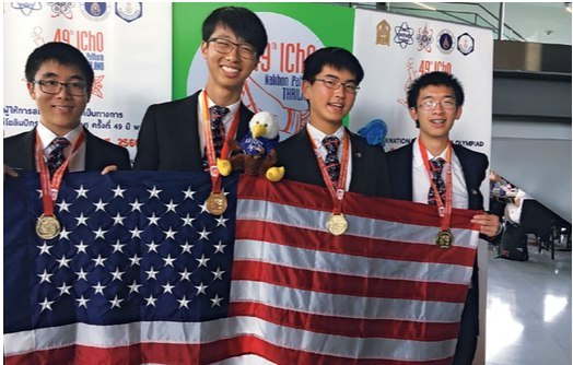 4 US gold medalists in chemistry - Chemistry simple, In contact with