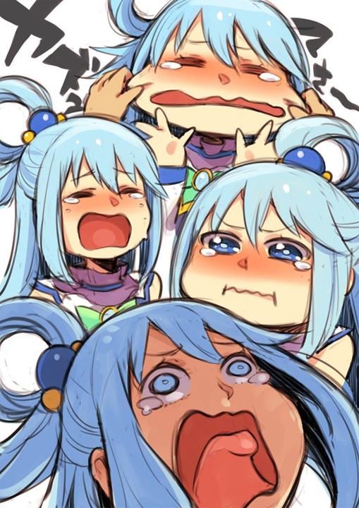 Aqua - Aqua, Konosuba, Anime Art, Аниме