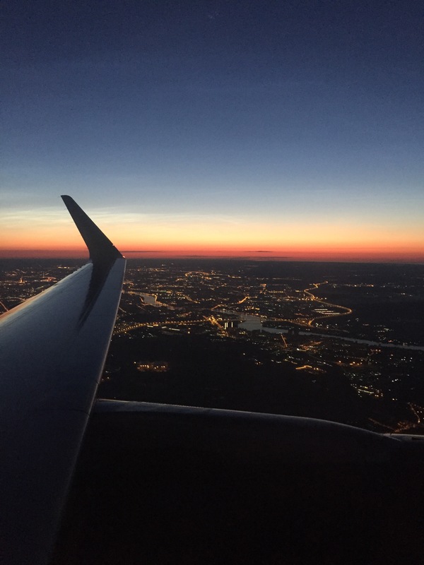 Petersburg sunset - My, Saint Petersburg, Airplane, The photo