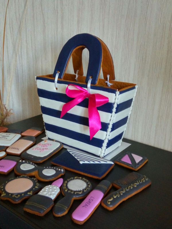 Another handbag - My, Gingerbread, Dancing, Cosmetics, Handmade, Presents, Hobby, Longpost