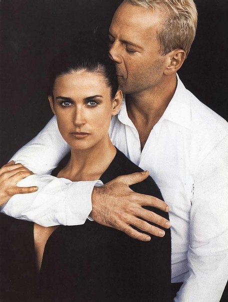 Bruce Willis and Demi Moore, 1996 - Bruce willis, Demmy Moor, 1996, The photo