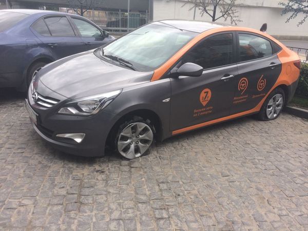 Someone got into... - My, Car sharing, Delimobil, Car