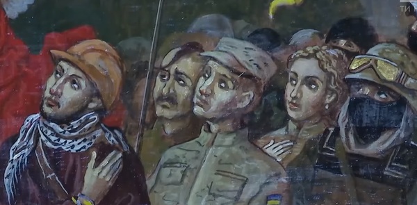 На Украине освятили «икону» с участниками «майдана» и «АТО»