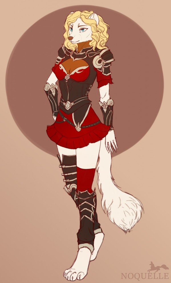 Pretty Marten - Furry, Anthro, Art, Marten, , Furry Mustelidae