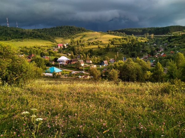 Радуга перед грозой | Пикабу