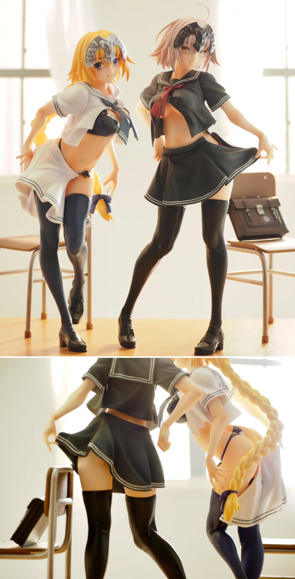 Anime figurines - NSFW, Anime, Fate apocrypha, Stockings, Seifuku, Booty, Pantsu