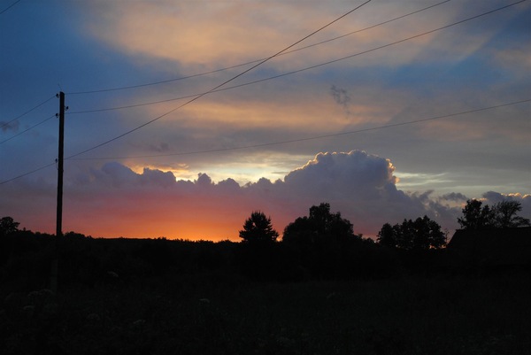 Sunset in the Ulyanovsk region. - My, Ulyanovsk region, Ulyanovsk, Sunset, Summer, My, beauty, Longpost