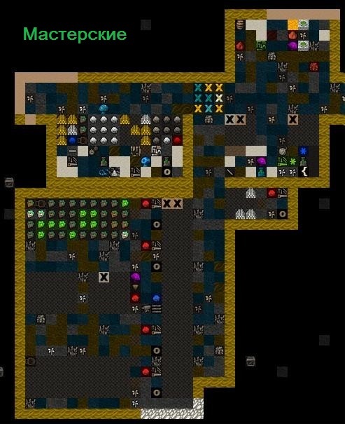 Messianic Fortification. Chapter Two: Death Corridor (Dwarf Fortress) - My, Dwarf fortress, Computer games, Zombie, , Story, Longpost, Images