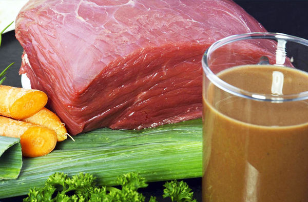 A resident of Germany came up with the idea to sell drinks from meat - Meat, Beverages